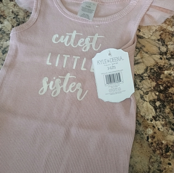 Kyle and Deena cutest little sister 3 to 6 month onesie brand new with tags - Picture 4 of 5